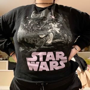🖤Star Wars Black Cropped Sweatshirt🖤